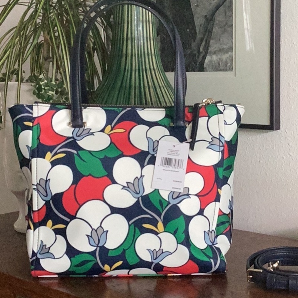 Kate Spade Dawn Breezy Floral Medium Satchel - Picture 2 of 9